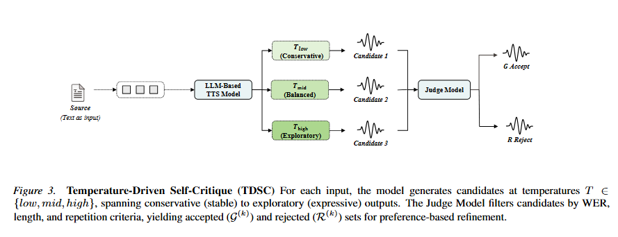 Diagram of the TDSC self-critique framework